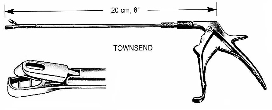 Kliešte bioptické Tischler-DOWN - komplet